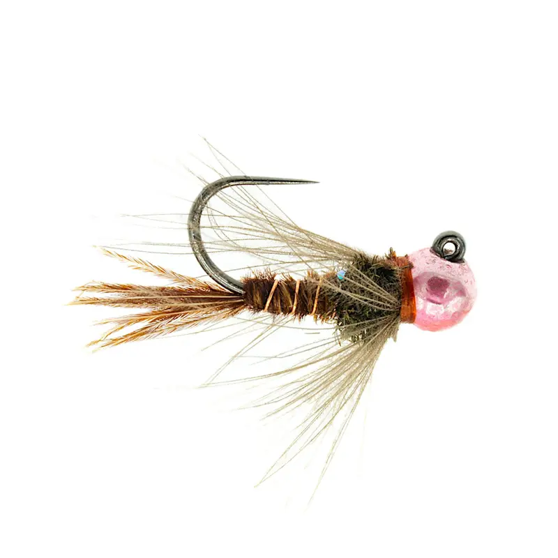 Pink Bead Cdc Pheasant Tail Nymph – Pre-Tied Wet Fly 1