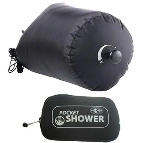 Pocket Shower – 10-Liter Portable Pressurized Camping Shower 1