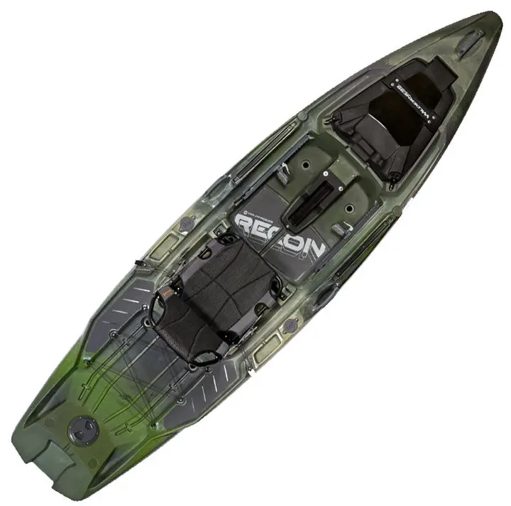 Recon 120 Fishing Kayak Featuring Airpro Aces Ergonomic Seat 1