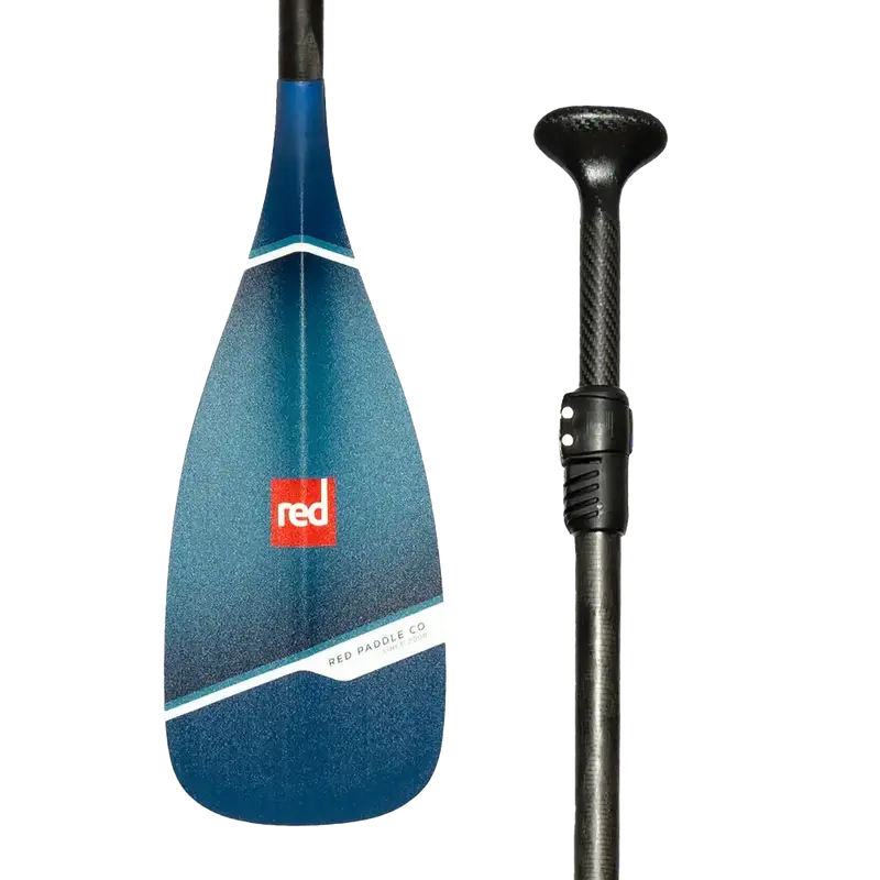 Red Hybrid Carbon Fiber Sup Paddle – 3-Piece Adjustable, 2026 Model 1
