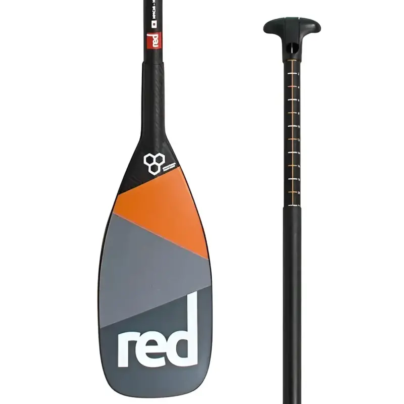 Red Ultimate Carbon 3-Piece Cam-Lock Paddle – 2023 Lightweight Design 1