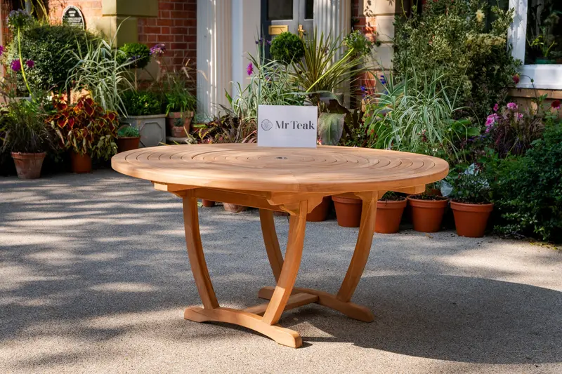 Ripple 150Cm Solid Teak Outdoor Dining Table 1
