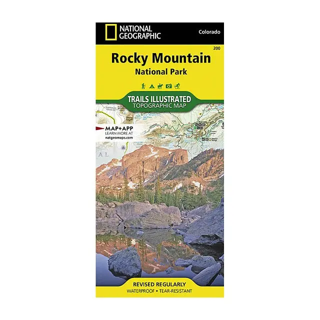 Rocky Mountain National Park Topographic Map 1