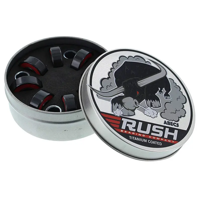 Rush Abec-5 Bearings With Spacers – Skateboard Kit 1