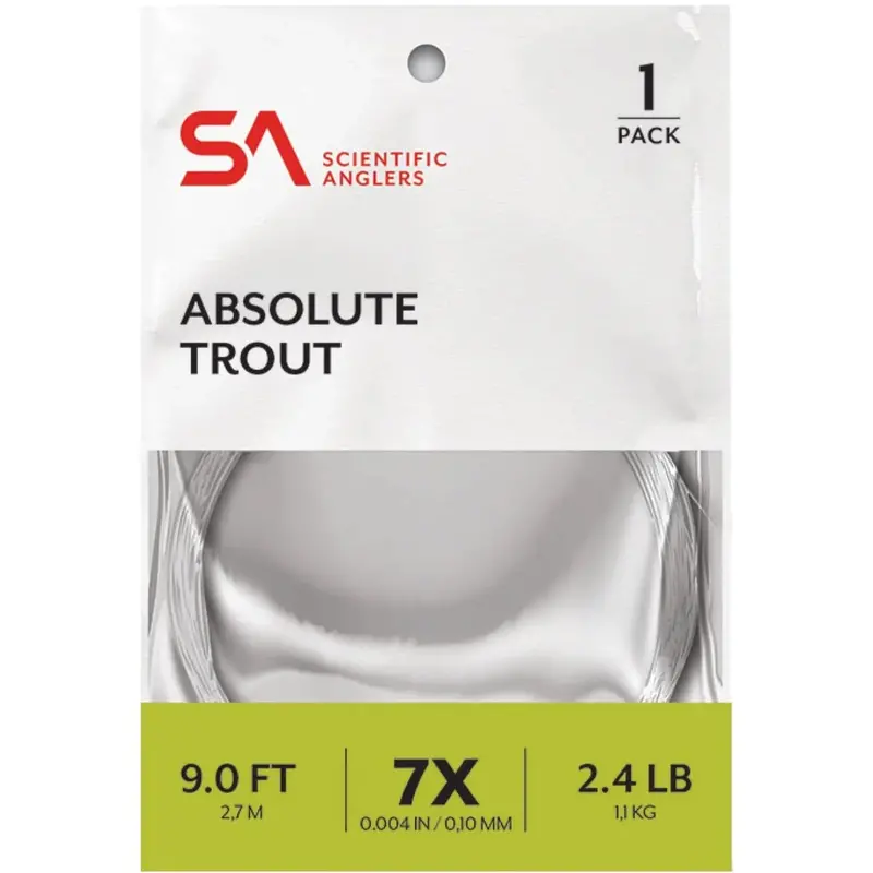Scientific Angler Absolute Trout Leader — 9 Feet, Premium Taper 1