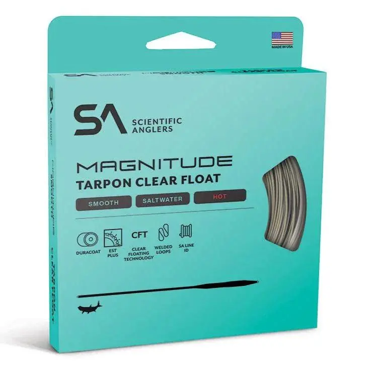 Scientific Anglers Magnitude Smooth Tarpon Fly Line – Full Clear 1