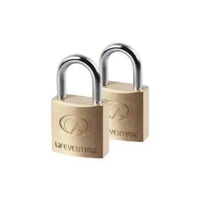 Set Of Two Mini Brass Padlocks – Vintage-Style Security Locks 1