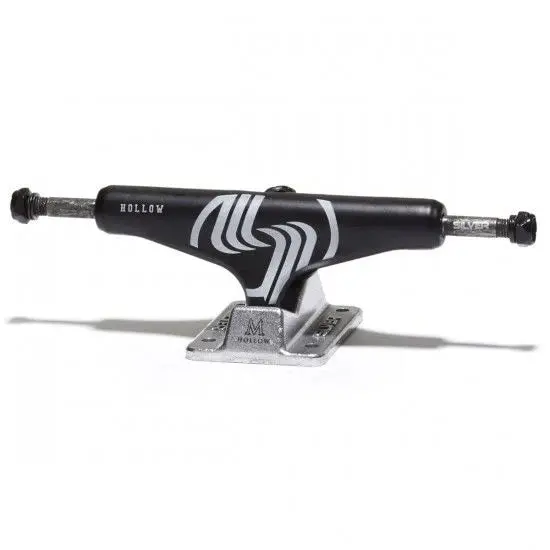Silver Trucks M-Cls Hollow Black Skateboard Trucks – 7.75" Axle 1