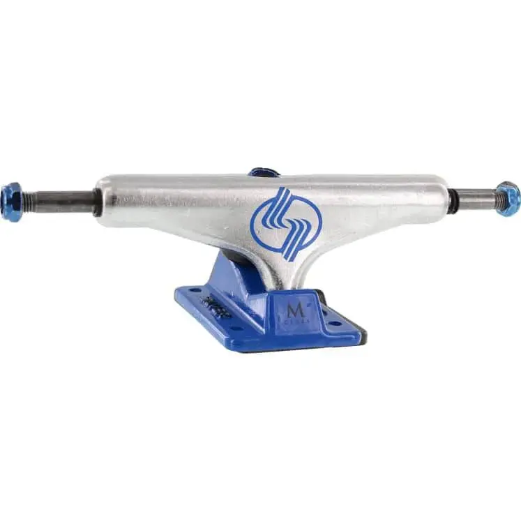 Silver Trucks M-Cls Polished Blue Skateboard Trucks – 7.75" Axle 1