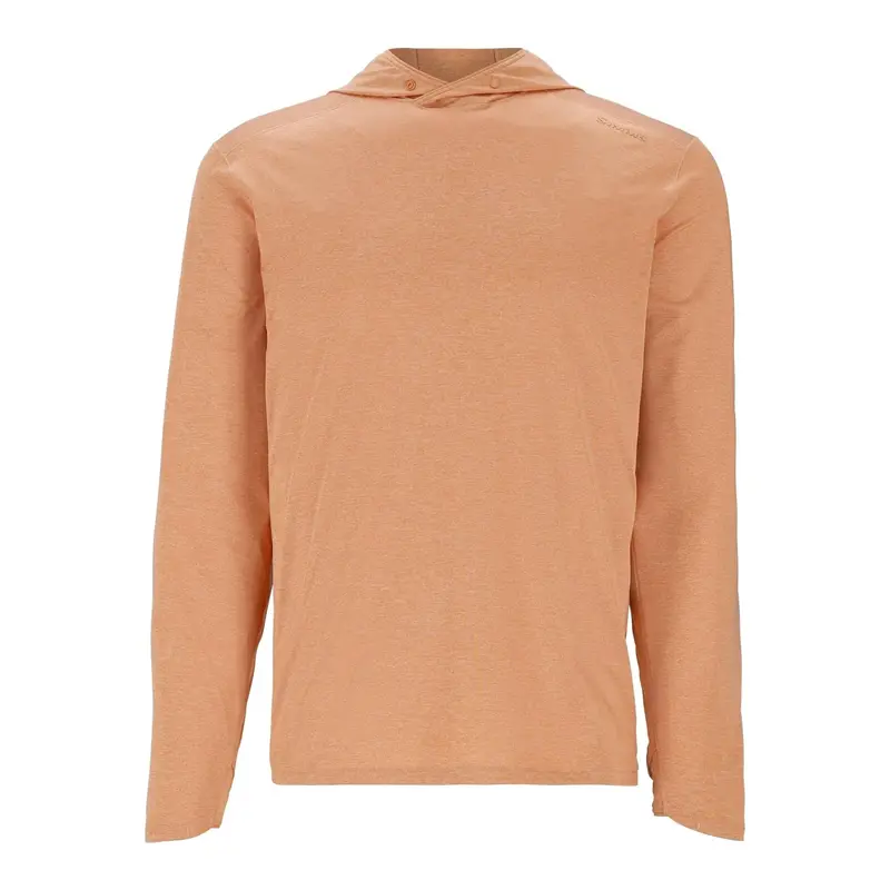 Simms Solarflex Hoody – Orange Maple Heather Breathable Sun Hoodie 1