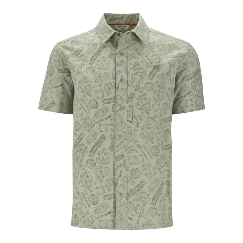 Simms Tailout Short-Sleeve Shirt – Camp Pale Pine 1