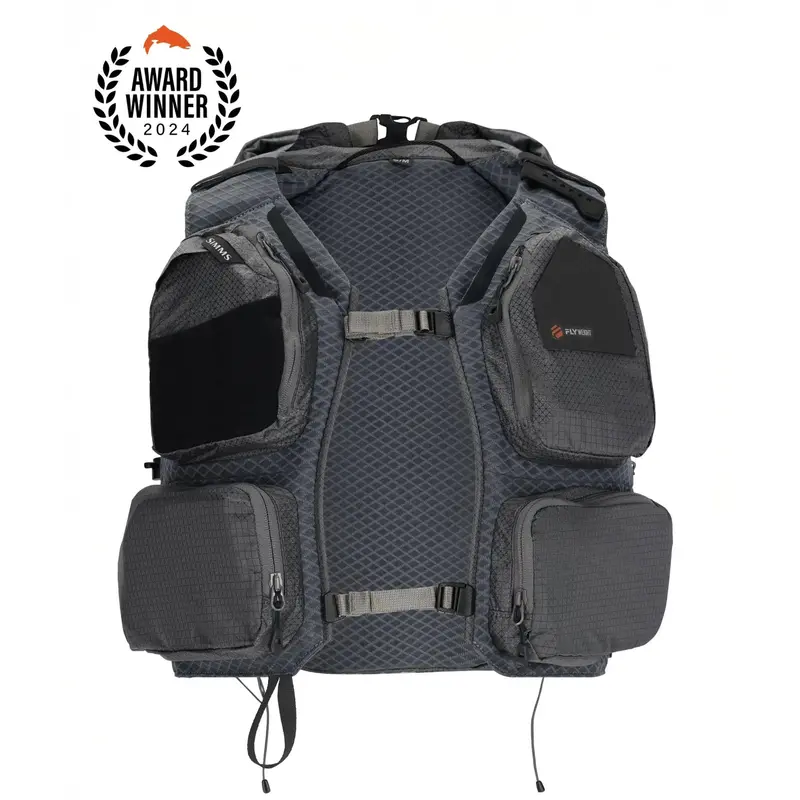 Simms Tributary Flyweight Vest Pack – L/Xl Lightweight Fishing Vest 1