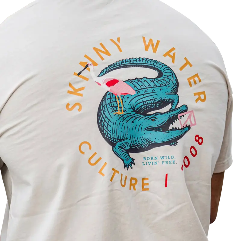 Skinny Water Culture Free Ridin’ Too Graphic T-Shirt 1