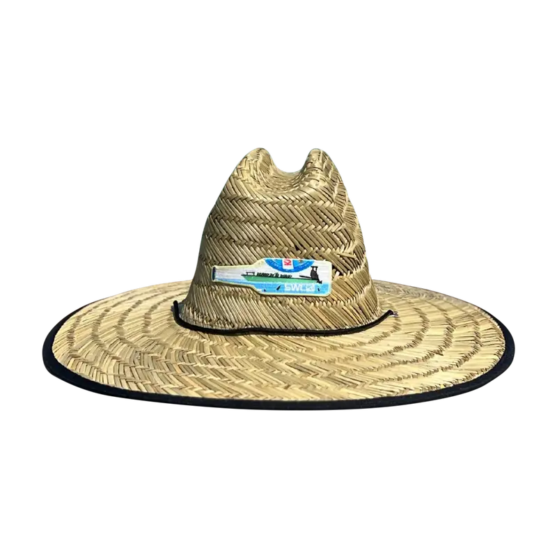Skinny Water Culture Lifeguard Sun Protection Straw Hat 4