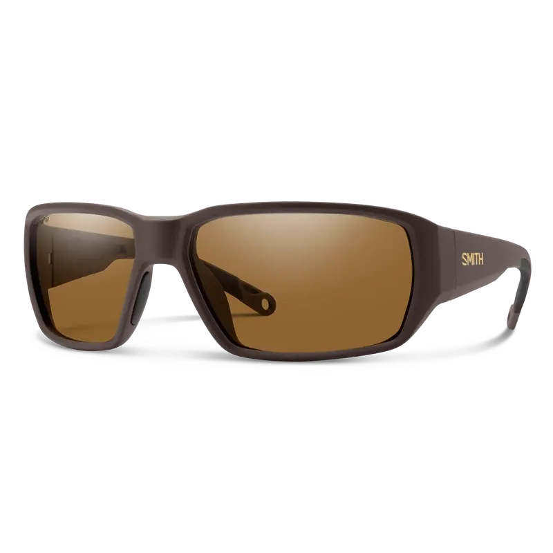 Smith Hookset Matte Mississippi Mud Sunglasses – Chromapop Polarized Brown Glass Lenses 1