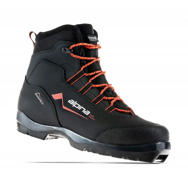 Snowfield Ski – Black/Orange/White Colorway – All-Mountain Versatility 1
