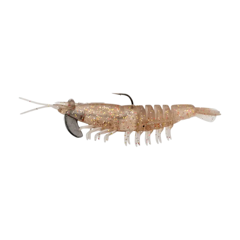 Strike King Tidal Shrimp – 3-Inch Pre-Rigged Saltwater Shrimp Bait 1