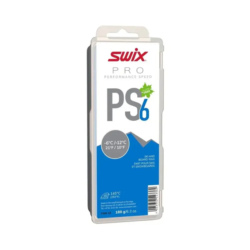 Swix Ps6 Blue Temperature-Specific Glide Wax – 180G 1