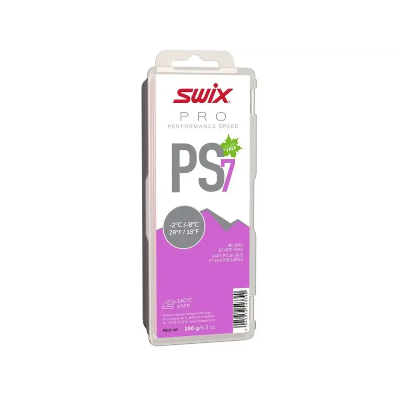 Swix Ps7 Violet Mid-Range Temperature Ski Wax – 180G 1