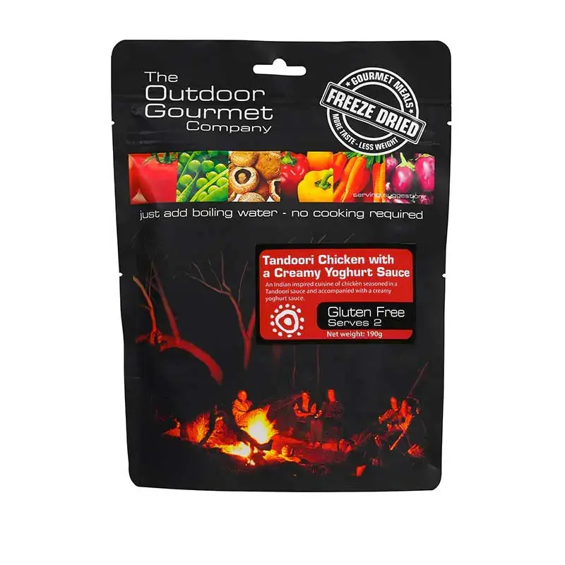 Tandoori Chicken With Yoghurt (2-Serve) – Gourmet Freeze-Dried Meal 1