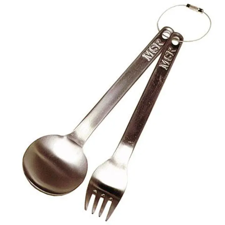 Titanium Fork And Spoon Combo Set 1