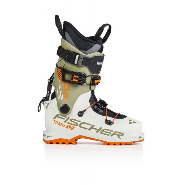 Transalp Tour Ski Boots – White/Green Design 1