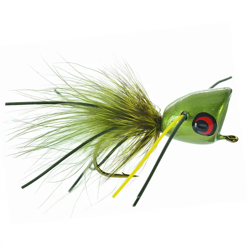 Umpqua Moss Man Bass Popper Topwater Fly 1