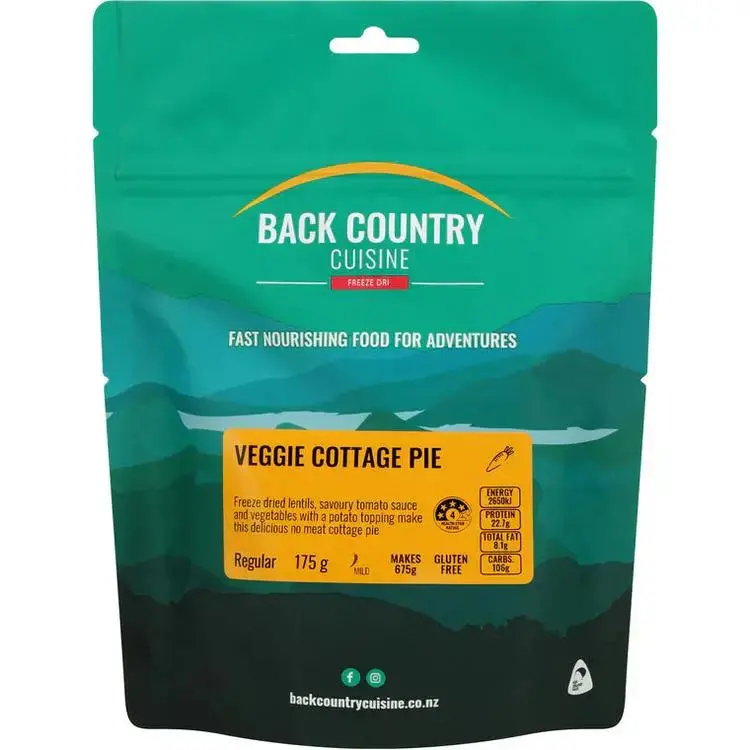 Veggie Cottage Pie – Gourmet Freeze-Dried Meal 1