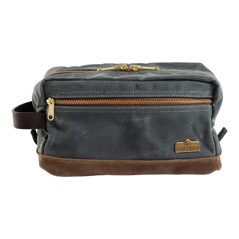 Waxed Canvas Toiletry Dopp Kit 2