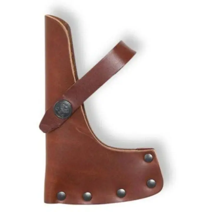 Wildlife-Themed Hatchet Sheath – Premium Grain Leather 1