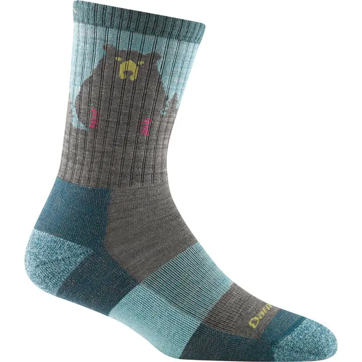Women'S Bear Town Micro Crew Hiking Socks – Light-Duty Trail Performance 1