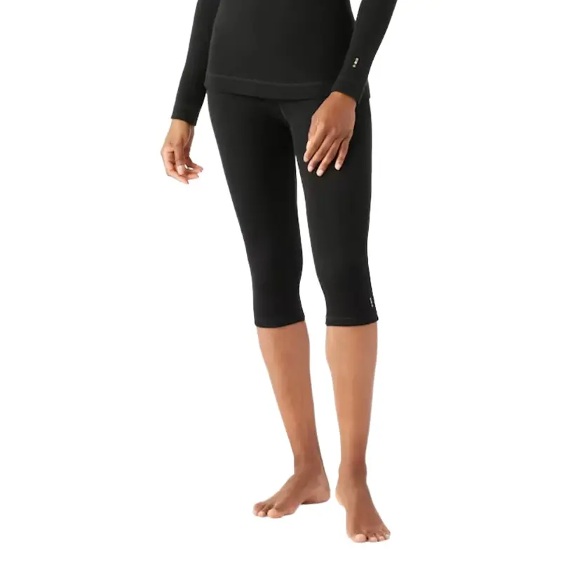 Women'S Classic Merino Wool Thermal 3/4-Length Base Layer Bottoms 1