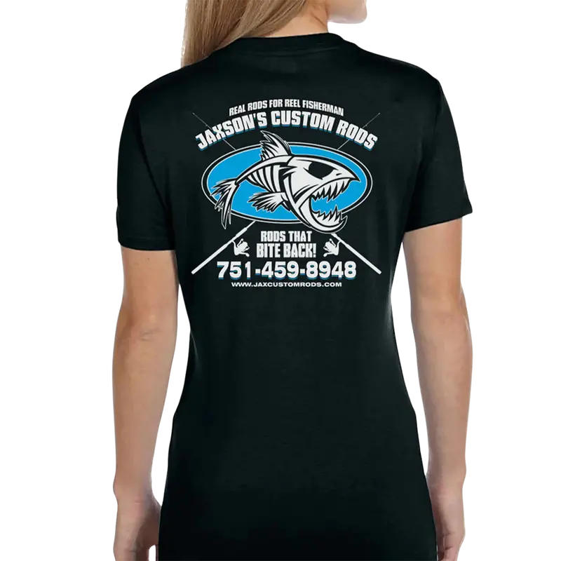 Women’S Fish Skeleton Art T-Shirt 1