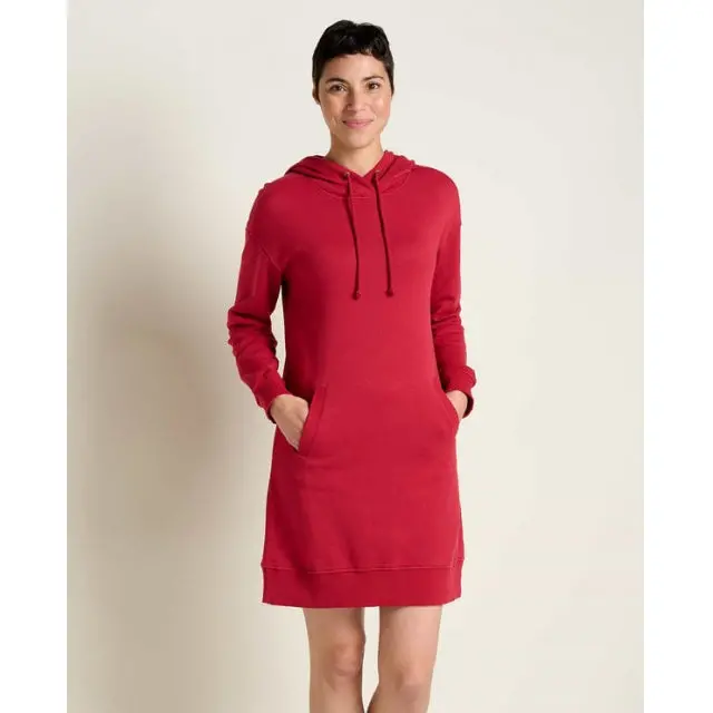 Women'S Hemp Daybreaker Hooded Midi Dress 1