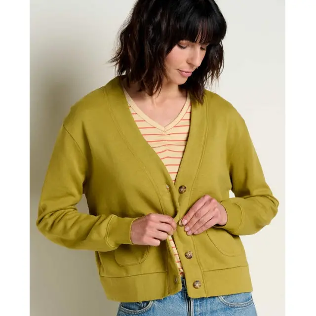 Women'S Hemp Daybreaker Open-Front Cardigan 1