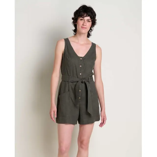 Women'S Long-Sleeve Romper With Tailored Fit 1