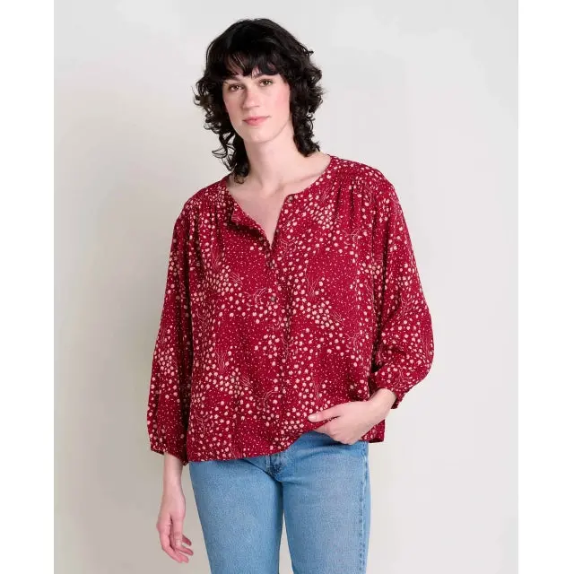 Women'S Manzana Long-Sleeve Peasant Top 1