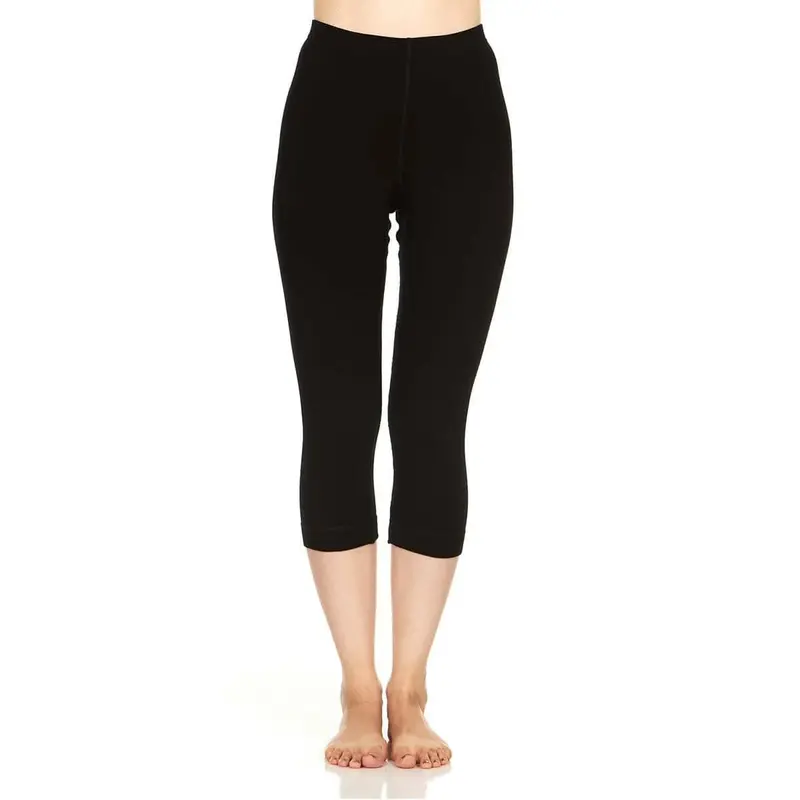 Women'S Midweight Woolverino Ski Bottoms (3/4 Length) 1