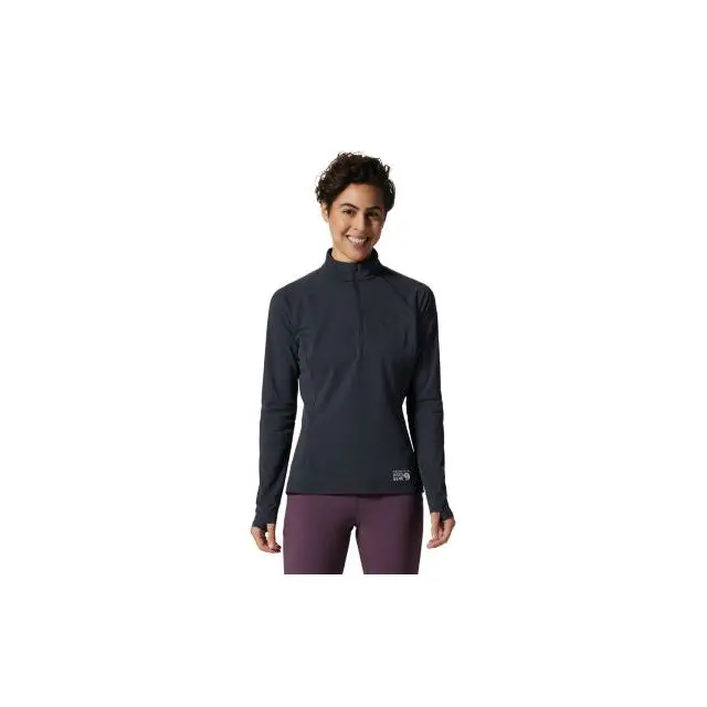 Women’S Mountain Stretch Half-Zip Top – Flexible Outdoor Base Layer 1