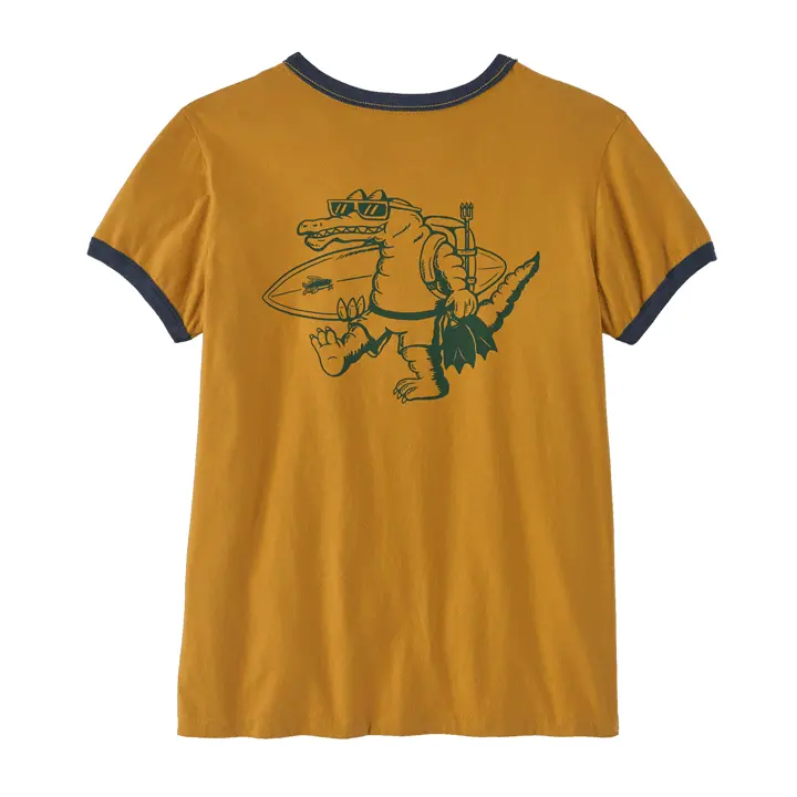 Women'S Organic Water People Ringer T-Shirt 1