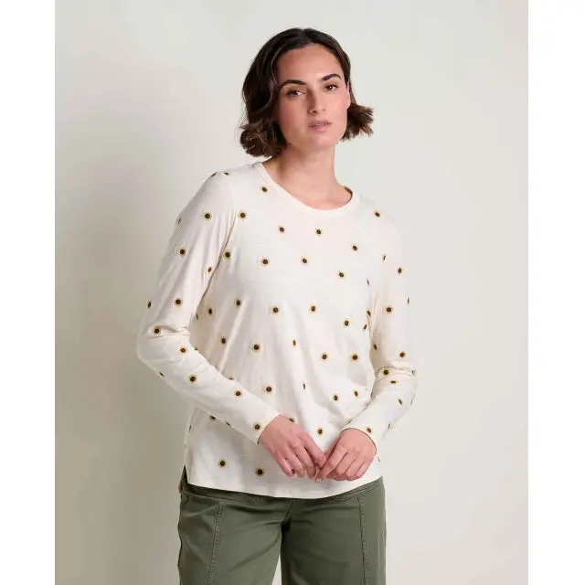 Women'S Primo Long-Sleeve Embroidered Crew Top 1