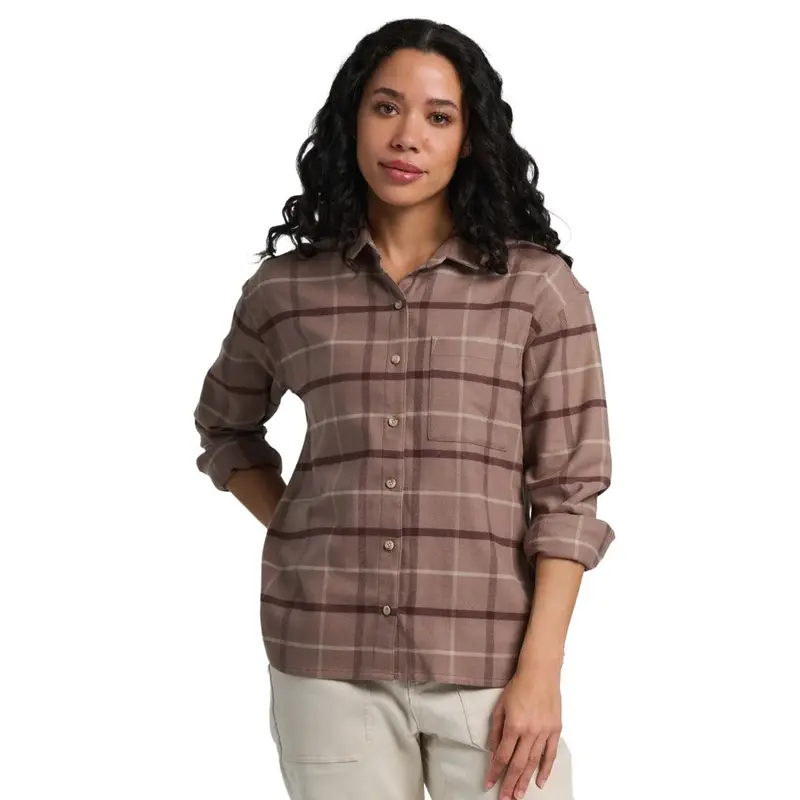 Women’S Seawool™ Blend Flannel Shirt – Sustainable Ocean-Fiber Design