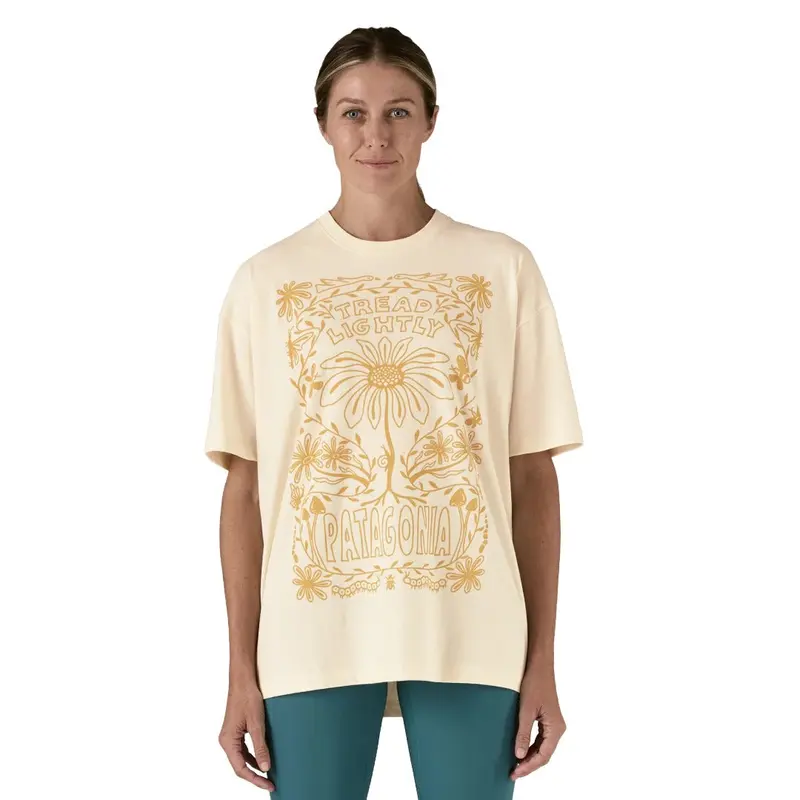 Women'S Tread Lightly Oversized Organic Cotton T-Shirt 1