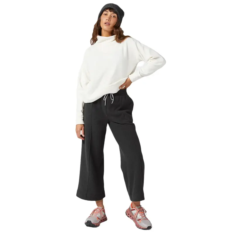 Women'S Turpin Fleece Wide-Leg Crop Pant 1