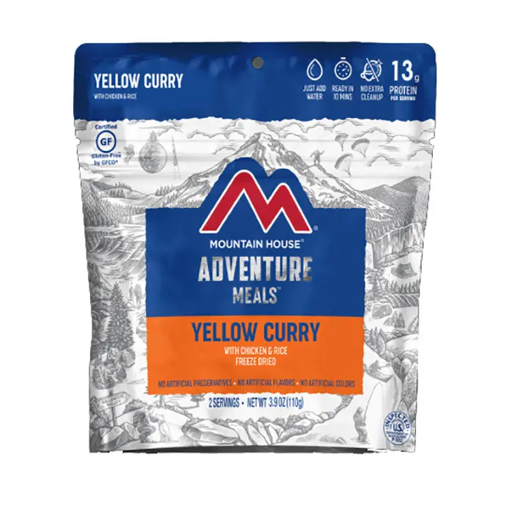 Yellow Curry With Chicken – Dehydrated Adventure Meal 1