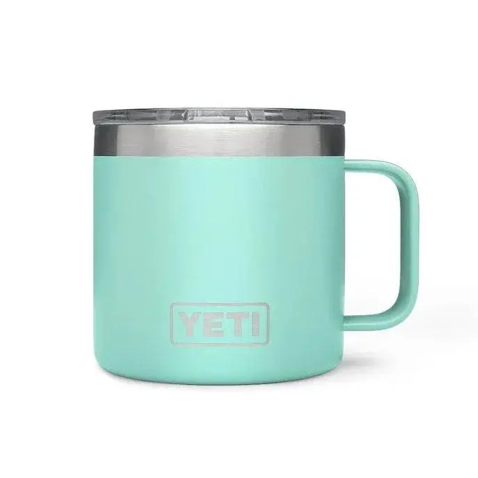 Yeti Rambler 14 Oz Tumbler – Seafoam Green Insulated Drinkware 1