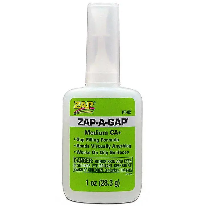 Zap-A-Gap Ca Glue – 1 Oz Bottle Of Medium-Viscosity Cyanoacrylate 1